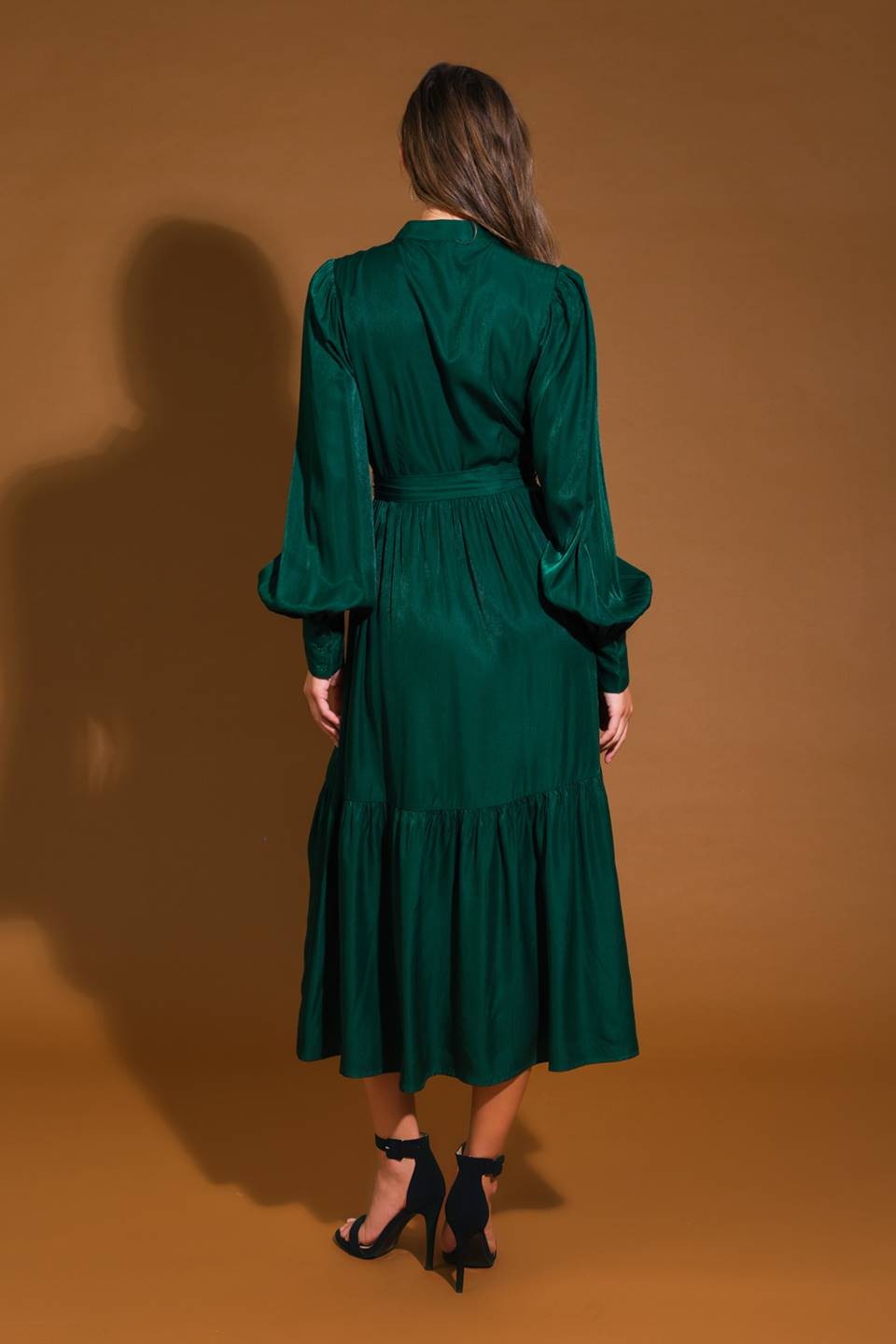 ETHEREAL GRACE WOVEN MIDI DRESS Flying Tomato